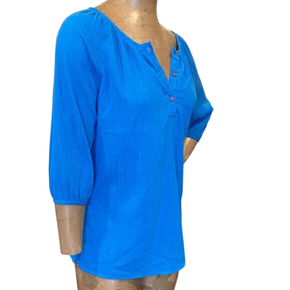 Bundle of 2 VTG Hello Holly Peasant Blouses Sz S #157W - Picture 4 of 12